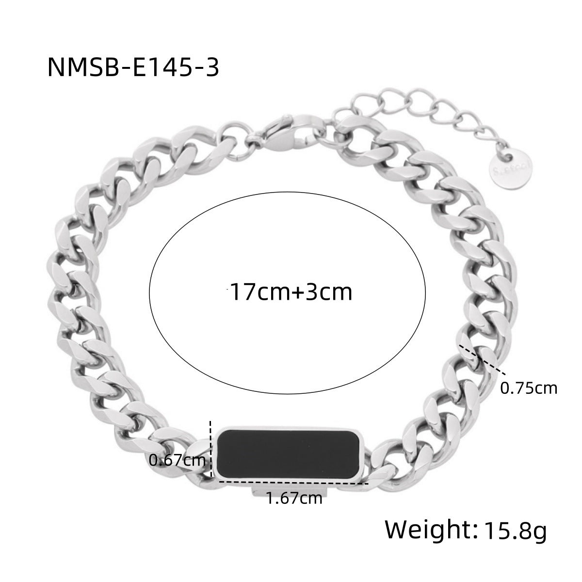 NMSB-E145-3 Steel Black Fritillary