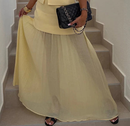 Apricot Skirt