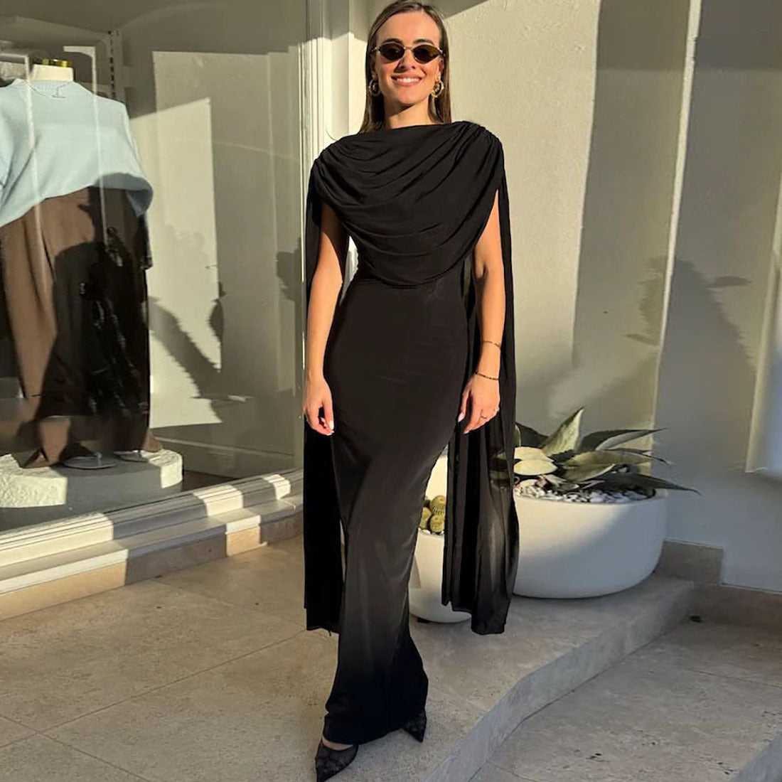 Summer Women Sexy Backless Ribbon High Waist Figure Flattering Sheath Dress