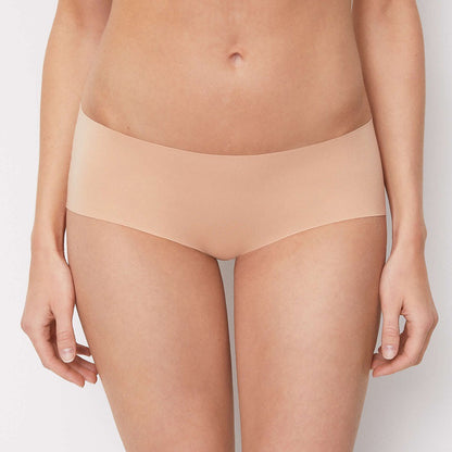 Culottes pour femmes coréennes sans couture mi-longues taille basse, couvrantes, sensation peau nue, confortables et simples