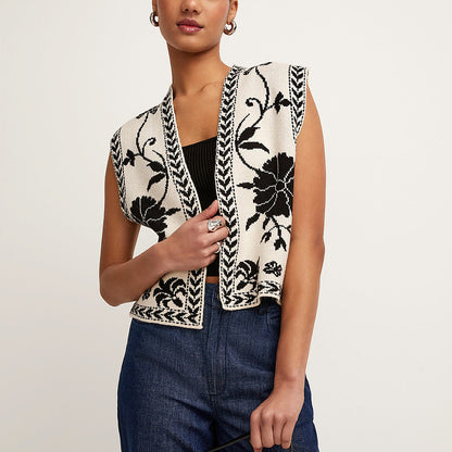 Summer Sleeveless Design Sexy Sexy Knitted Vest Top Women - Wanita Store