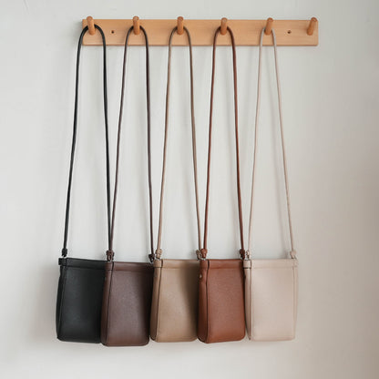 Simple Small Shoulder Bag Vertical Mobile Phone Bag Women Mini Crossbody Small Bag - Wanita Store
