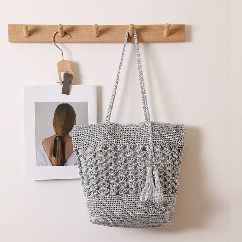 Silver tassel
