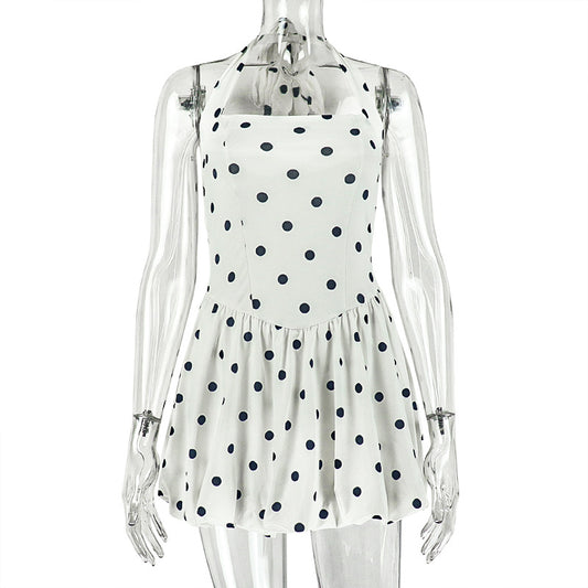 White Polka Dot