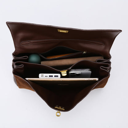 Tote Bag Autumn Winter High Grade Frosted Leather Bag Rodeo Bag Large Capacity Office Women Bag - Wanita Store