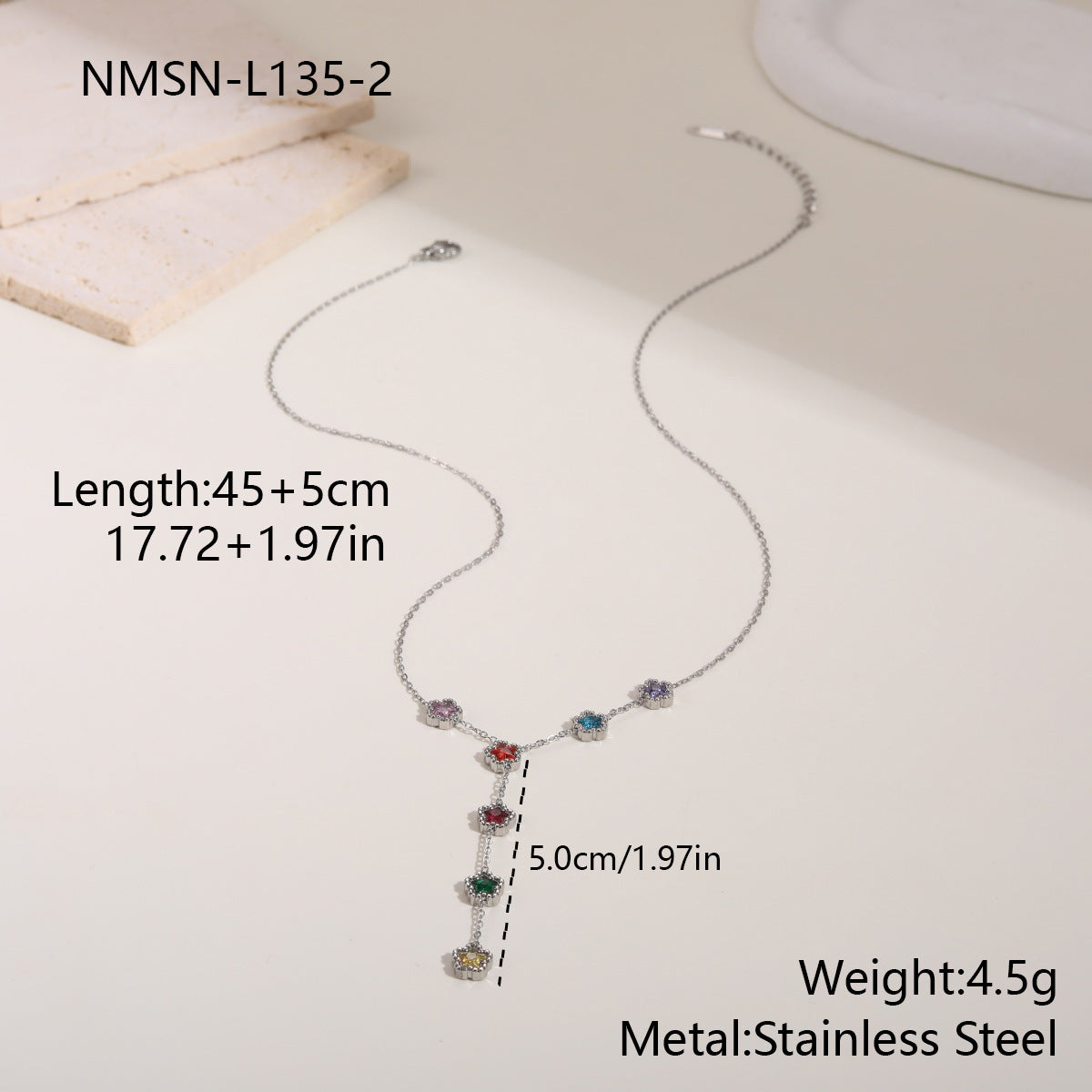Steel Flower Necklace