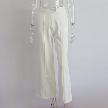 White Suit Pants
