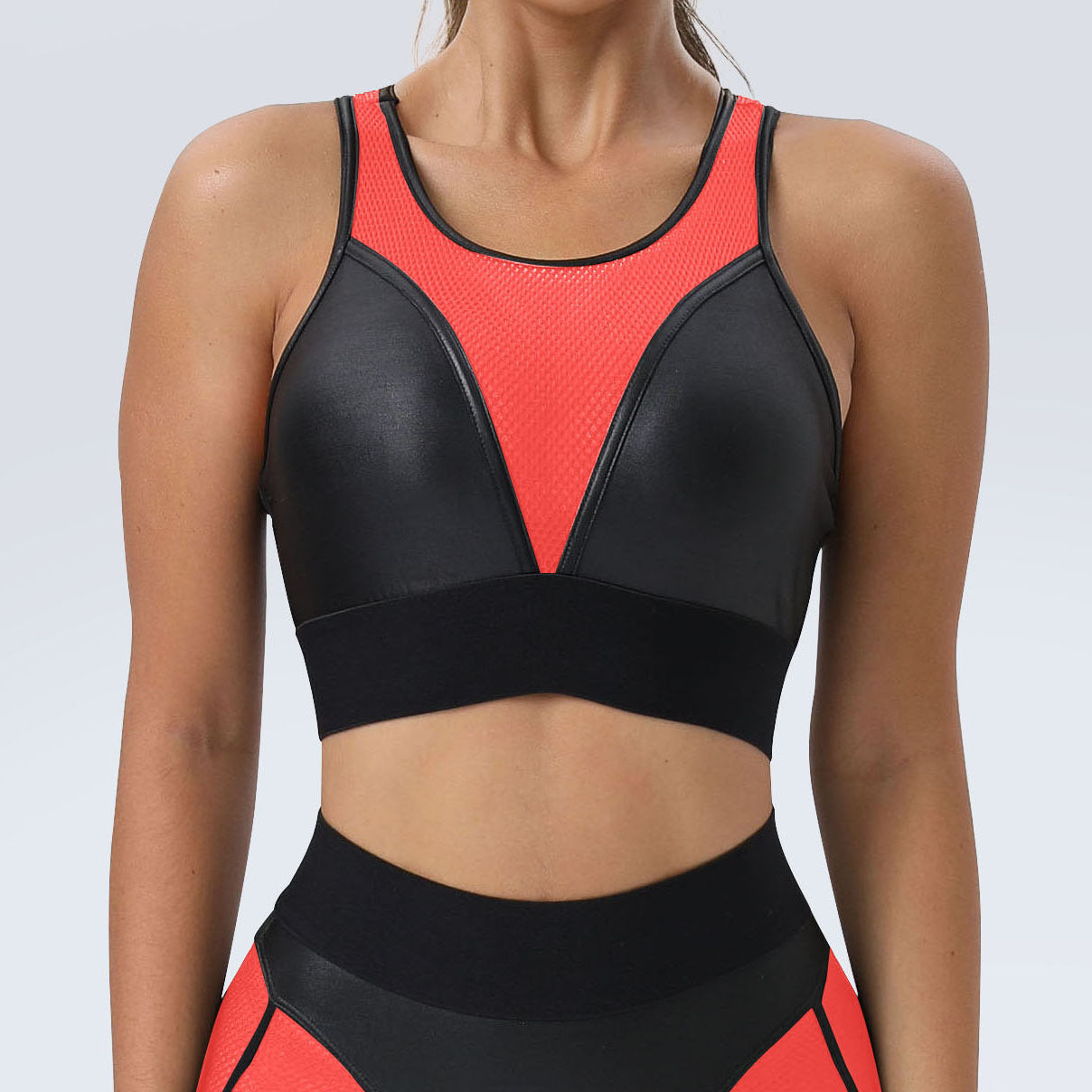 Fluorescent Orange Bra