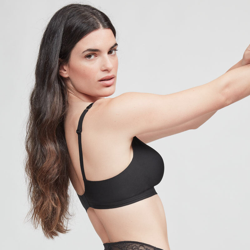 Seamless Thin Underwear Wireless Comfortable Soft Support Sexy V Shaped Bra T Back Set Women
