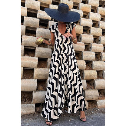 Casual Dress Holiday Women Loose Big Hem Dress for Women - Wanita Store