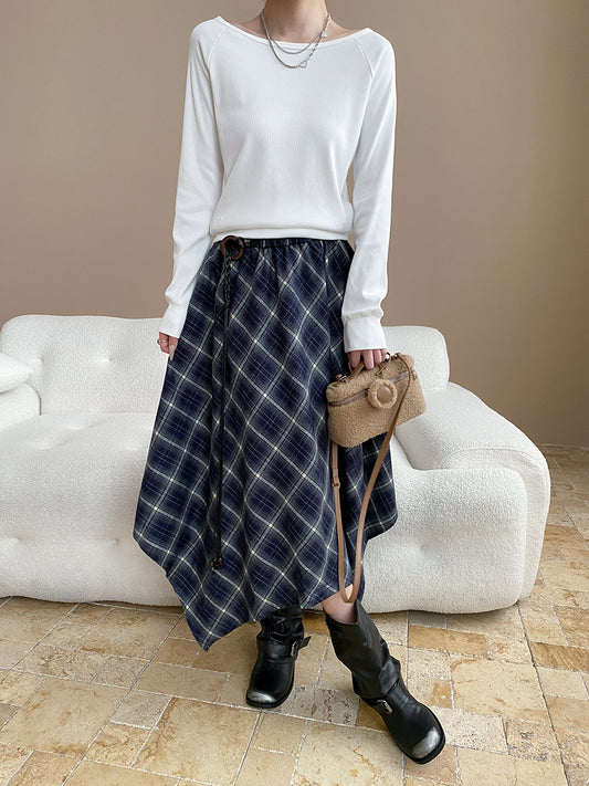 Navy Blue Plaid