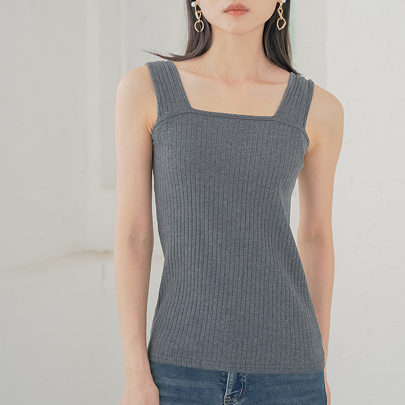 Dark Gray Cotton Rib
