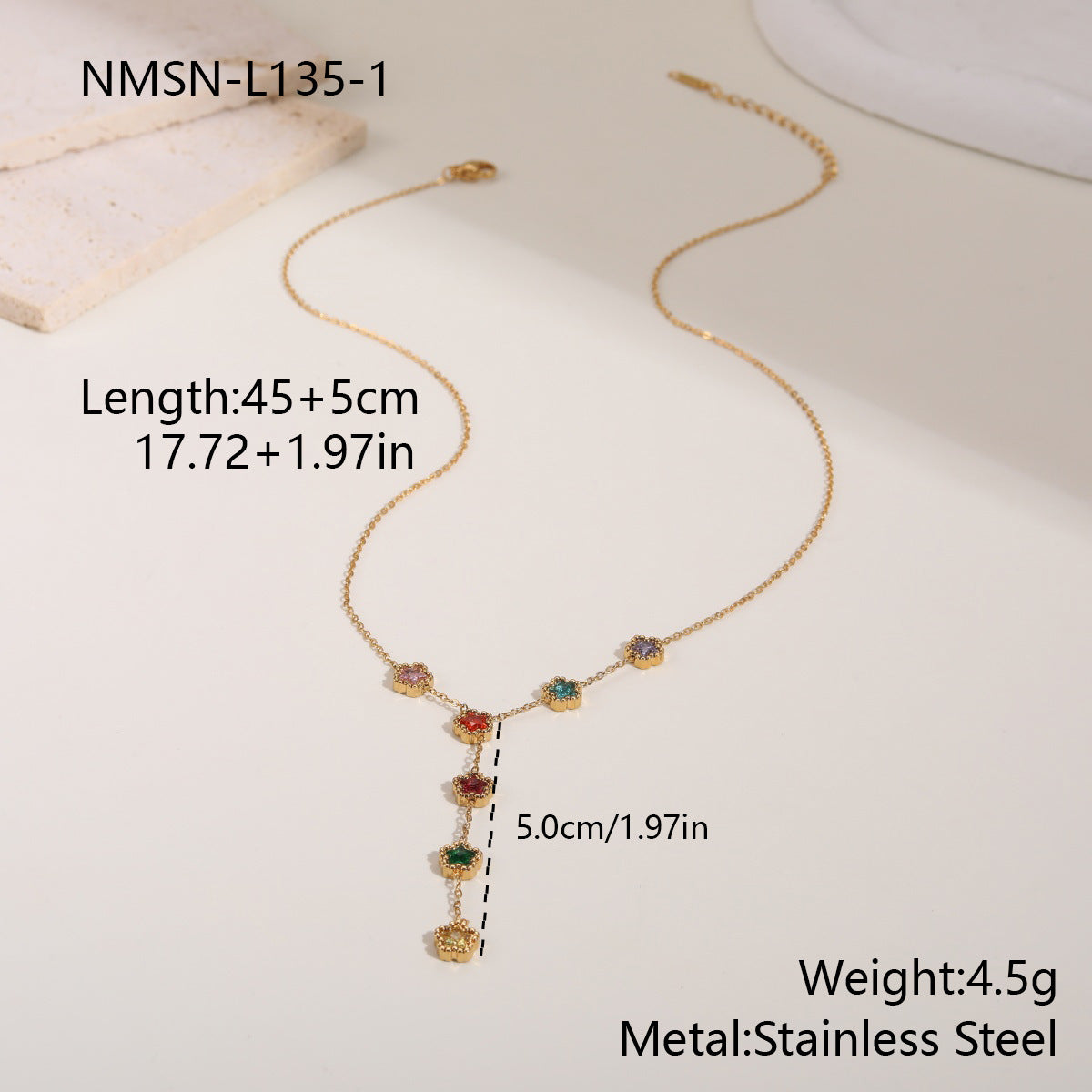 Gold Flower Necklace