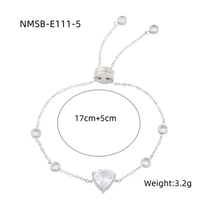 Steel Color White Diamond