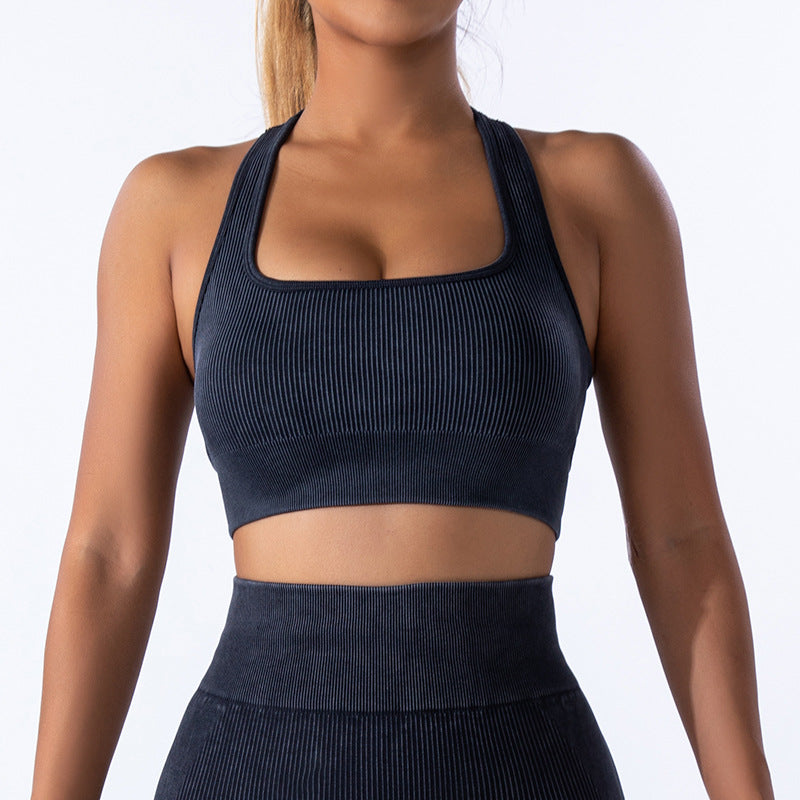 [Black] U-Shaped Vest