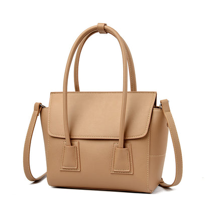 Handbag Smiling Face Bag High-Grade Large Capacity Office Women Bag Simple Texture Shoulder Messenger Bag for Women - Wanita Store